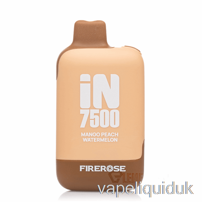 Firerose IN7500 Disposable Mango Peach Watermelon Vape Liquid